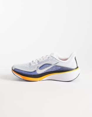 Nike Air Zoom Pegasus 42 sneakers in white and blue
